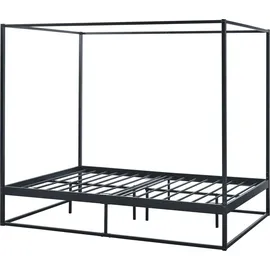 [en.casa] Himmelbett Kristianstad Metall 140x200 cm