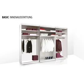 STAUD Schwebetürenschrank Sinfonie Plus 298 x 222 x 68 cm Weiß