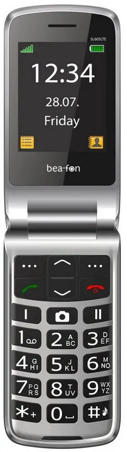 Beafon Bea-fon SL605 Seniorenhandy (6,1 cm/2,4 Zoll, 0,3 MP Kamera, Mobilfunk) schwarz