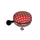 Basil Fahrradklingel Ding-Dong Polka Dot Ø80mm rot-weiß