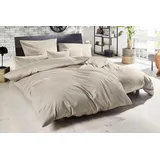 Primera Uni Luxus-Satin Grau 200 x 200 cm + 80 x 80 cm