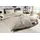 Primera Uni Luxus-Satin Grau 200 x 200 cm + 80 x 80 cm