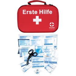 Erste-Hilfe-Softbox mit Verbandstofffüllung nach DIN 13157:2021-11