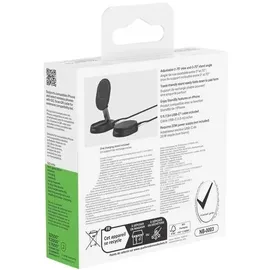 Belkin BoostCharge Pro Qi2 verstellbare kabellose magnetische Ladestation mit Qi2 (15 W) schwarz