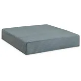 Ehrenkind® Hüpfpolster 80 x 80 x 15 cm aus hochwertigem Cord | Made in Germany Hüpfmatratze für Kinder ab 3 Jahre bis 40 kg | Sprungpolster Blaugrün