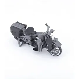 MAISTO 32185 - Ford F1 Pick-Up '48 & Harley WLA Flathead '42 schwarz 1:24