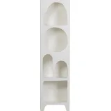 Woood Caz Regal 48 x 32 x 180 cm Weiß