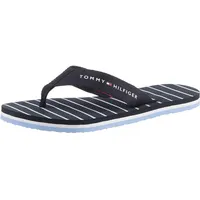 Zehentrenner » ESSENTIAL ROPE SANDAL«, mit gestreifter Decksohle, Gr. 35, dunkelblau, , 72284066-35