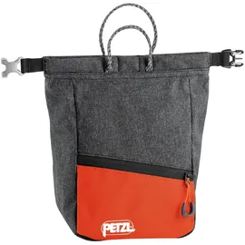 Petzl Sakab Chalkbag - Grey / Red - One Size