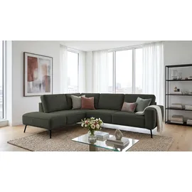 OTTO home Eckcouch Chenille 2-Sitzer Grün