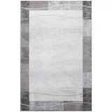 Novel Webteppich, Hellgrau, Kunststoff, Bordüre, rechteckig, 160x230 cm, Oeko-Tex® Made IN Green, Oeko-Tex® Standard 100, für Fußbodenheizung geeignet, antistatisch, pflegeleicht, strapazierfähig, Teppiche & Böden, Teppiche, Webteppiche