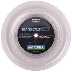 Yonex Badmintonsaite Exbolt 65 (Kontrolle) weiss 200m Rolle