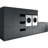 laundreezy Mehrzweckschrank-Set 445 x 200 x 68 cm Grau