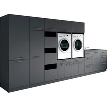 laundreezy Mehrzweckschrank-Set 445 x 200 x 68 cm Grau