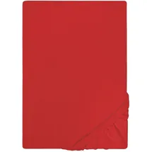 Castell Spannbettlaken Jersey 90 x 190- 100 x 200 cm rot