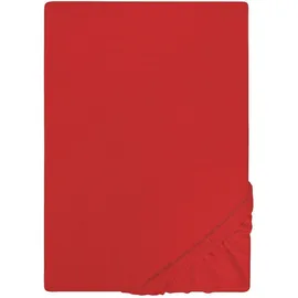 Castell Spannbettlaken Jersey 90 x 190- 100 x 200 cm rot