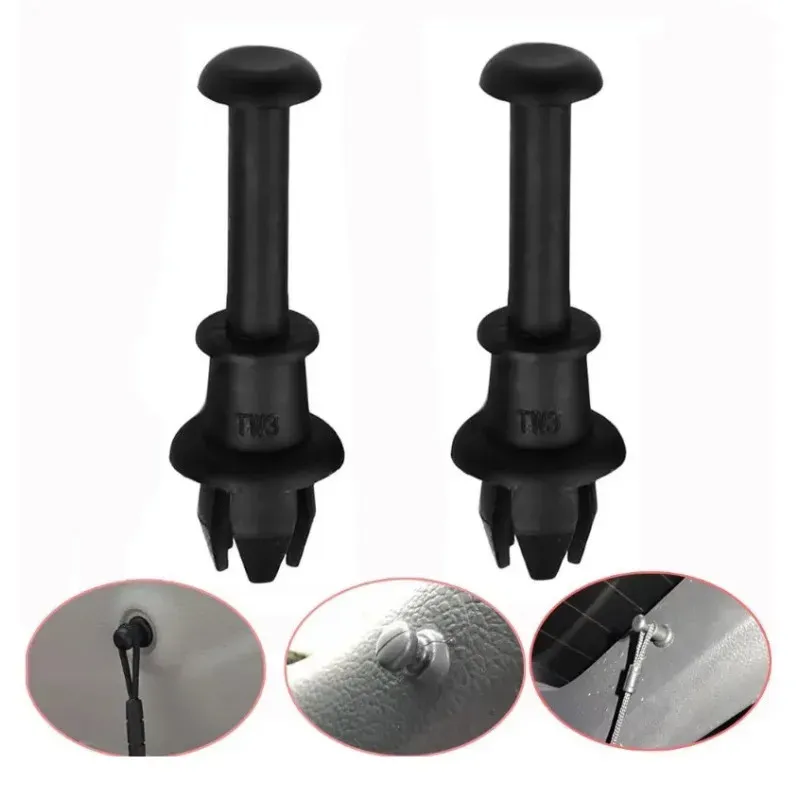 Satz, 2 Stk. Clips/Stifte für die Kordel der Kofferraumverkleidung - OEM: 1M6867574A - AUDI, SEAT, SKODA, VW