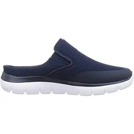SKECHERS Herren Summits Sneaker, Navy Textile Trim, 42