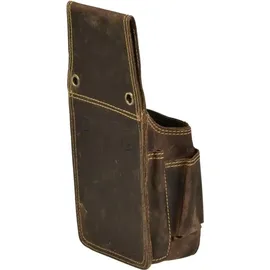 GREENBURRY Vintage Kellnertasche Leder Kellnerhalfter Holster Kellnerbörsenköcher braun