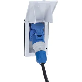 as - Schwabe CEE-Caravan-Einspeisestecker CEE-Adapter weiß