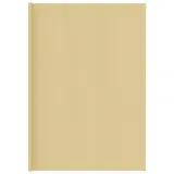 vidaXL Zeltteppich Beige 400x800 cm HDPE