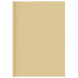 vidaXL Zeltteppich Beige 400x800 cm HDPE
