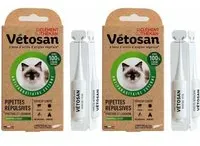 Clement Thekan Anti-Puces Anti-Tiques Chat et Chaton 2 Pipettes Pipette(S) Unidose(S) 2x2 ml