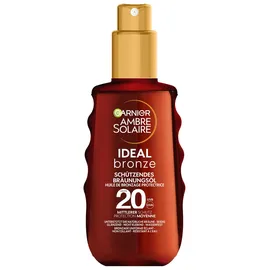 Garnier Ambre Solaire Ideal Bronze Sonnenöl Öl LSF 20 150 ml