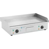 Royal Catering Doppel Elektro Grillplatte - 73 cm - - glatt - 2 x 2200 W