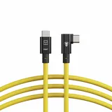 cobraunion CobraTether USB-C an USB-C 90° 10 Gbit/s 10M gelb