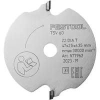 Festool Vorritz-Sägeblatt DIA 47x2,5x6,35 T2 WOOD FINE CUT SPECIAL