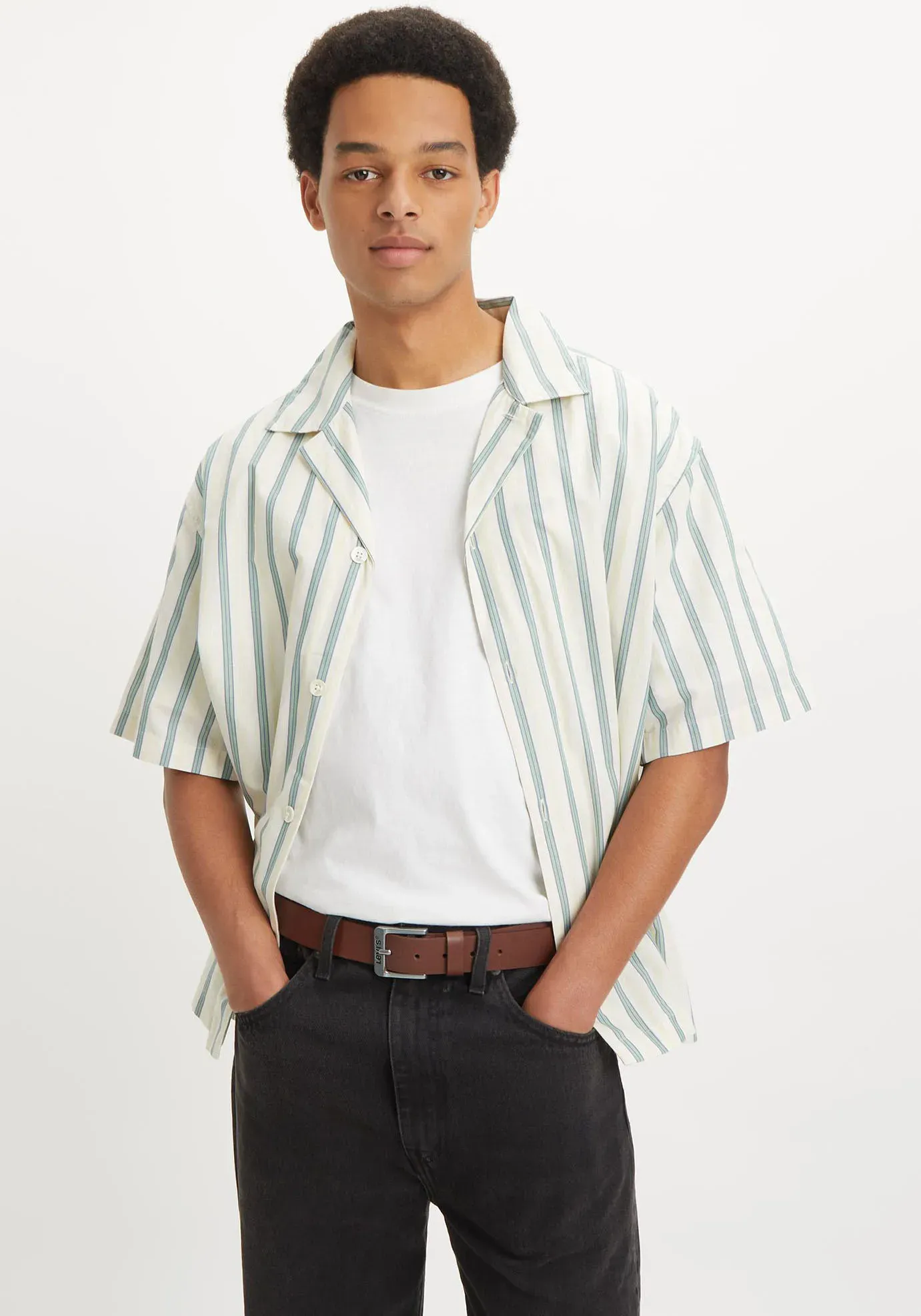 Ledergürtel LEVI'S, Damen, Gr. 120, braun, Rindsleder, unifarben, Gürtel Ledergürtel