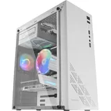 Mars Gaming Mc100 Frgb Crystal Pc-tower-gehäuse + Window, Weiß