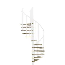 Minka Spindeltreppe Spiral Effect 38 - 305,5 cm Aluminium/Holz/Metall
