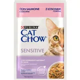 Purina CAT CHOW Sensitive Food mit Lachs und Zucchini in Sauce