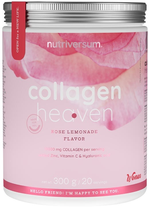 Nutriversum Collagen Heaven (300 g, Rose Limonade)