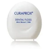 CURAPROX DF 834 Zahnseide waxed mint Spender 50 Meter