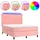 vidaXL Boxspringbett 140 x 200 cm Rosa