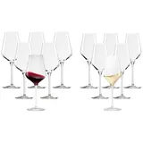 Stölzle Lausitz QUATROPHIL Weingläser 12er Set transparent