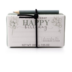 Somerset Toiletry - Ministry of Soap Gift Note & Pencil Soaps Happy Birthday Rosemary Citrus 200 g