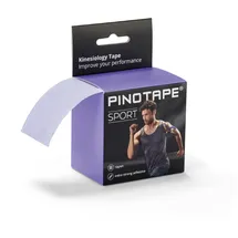 PINOTAPE Sport Tape Kinesiologie Tape | extra starke Klebekraft | wasserabweisendes Rayon | latexfrei | 5 m x 5 cm (Soft Lavender)