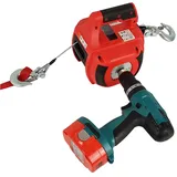 Berger & Schröter Seilwinde 31717 Zugkraft (stehend)=225 kg Antrieb über Akkuschrauber