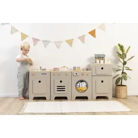 Musterkind MUSTERKIND® Kinder-Geschirrspüler Geschirrspüler Mix & Match, warmgrau/natur grau