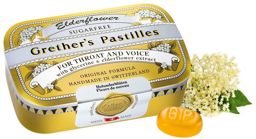 Grether ́s Pastilles Elderflower Pastillen 110 g 110 g Pastillen