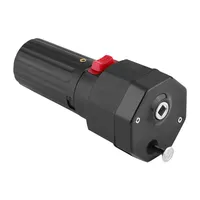 Grillmotor, schwarzer Kunststoff-Elektrogrillmotor, 1,5-V-Batteriebetriebener Grillrotatormotor, Grillhalterungszubehör (Batterie Nicht enthalten), Grillzubehör