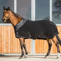 Back on Track Fleecedecke Supreme Abschwitzdecke 155 cm Schwarz