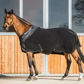 Back on Track Fleecedecke Supreme Abschwitzdecke 155 cm Schwarz