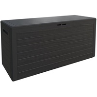 DEUBA Auflagenbox `Holzoptik` klappbar Deckel 120x46x57cm