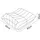 [en.casa] Fußhocker Kodsø Cord 35 x 80 x 65 cm Grün