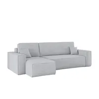 kaiser möbel Ecksofa Cord 4-Sitzer Grau